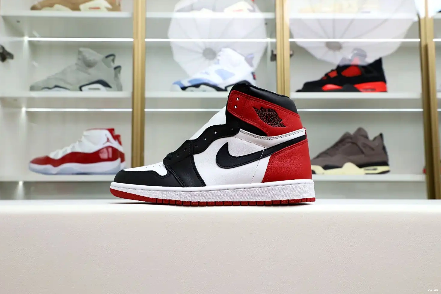 (2016) Retro Kimikick Jordan Black 1 Toe Air 0602